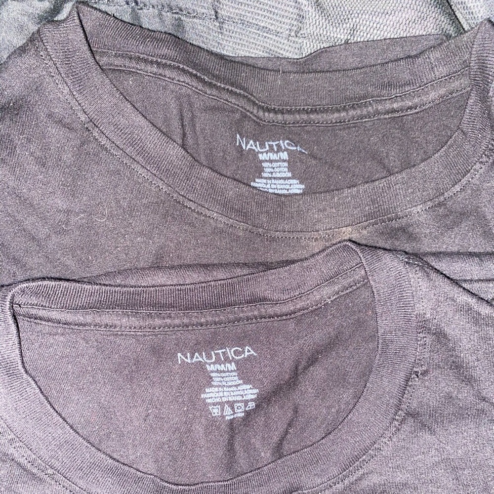 Two Nautica Black T-shirts Slim fit